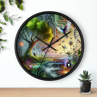 "Fusión tecno-natural: el futuro del bioarte" - The Alien Wall Clock Bio Art