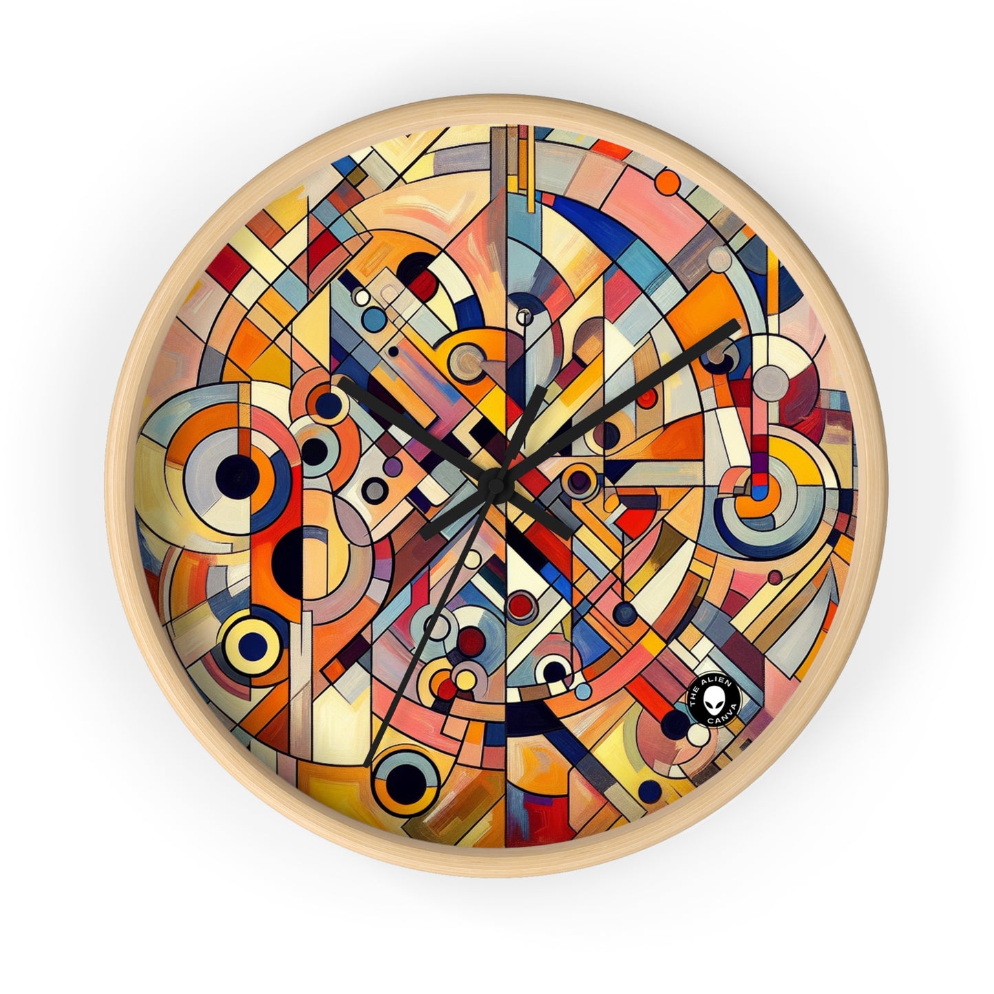 Caos y armonía: una danza visual - El reloj de pared alienígena Arte abstracto