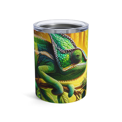 "Vibrant Woods and the Chameleon Camouflage" - The Alien Tumbler 10oz