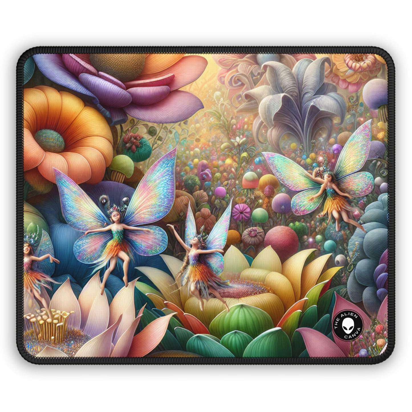 "Jardín encantado: donde bailan las hadas" - The Alien Gaming Mouse Pad