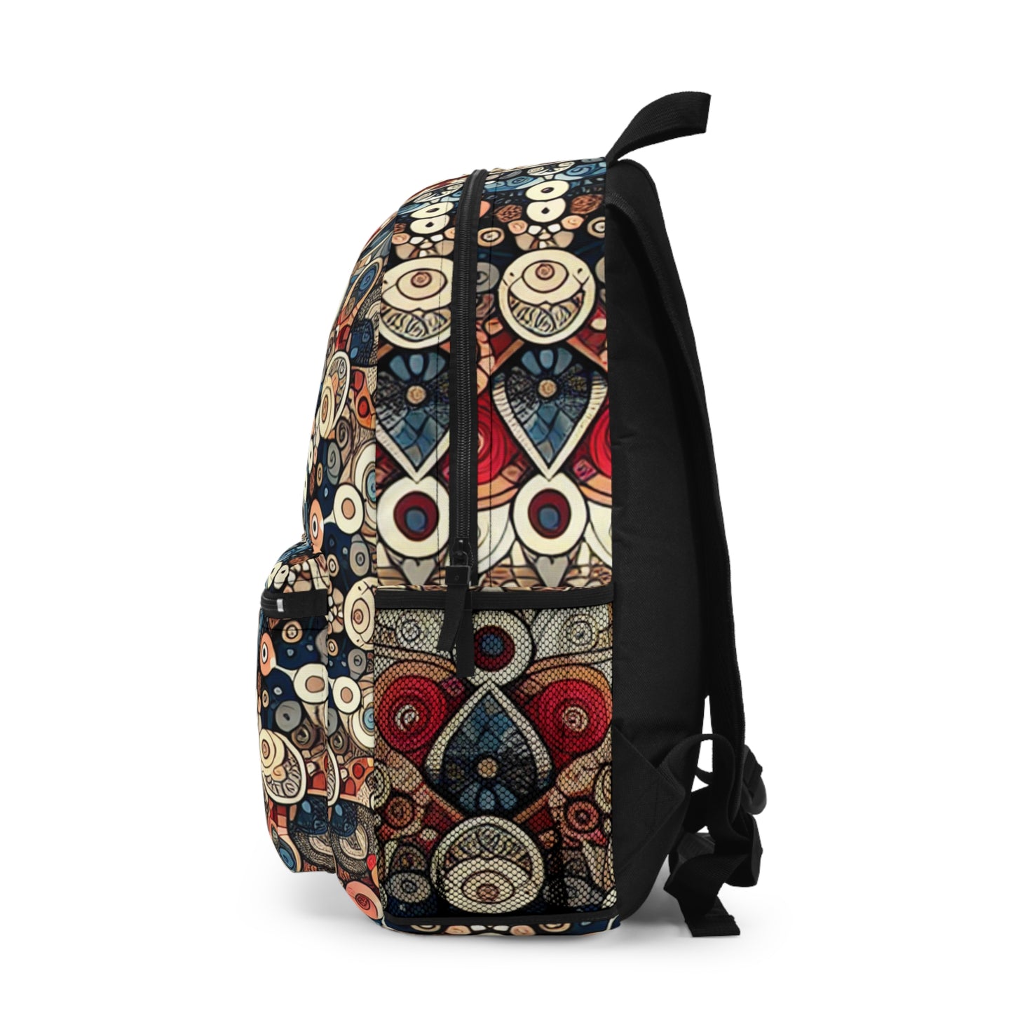 "Nature's Harmony: Floral Mandala Art" - The Alien Backpack Pattern Art