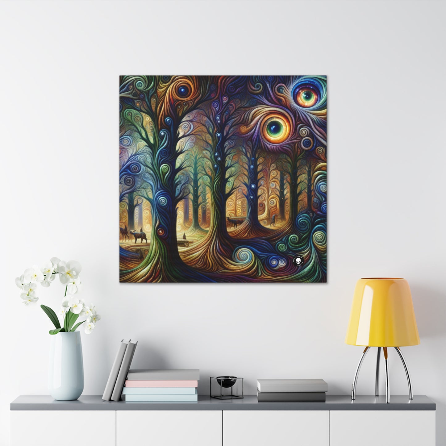 « Forêts arc-en-ciel enchantées » – The Alien Canva