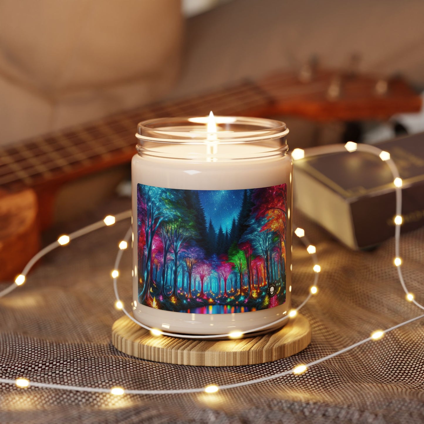 "Crystal Glow: The Enchanted Forest" - The Alien Scented Soy Candle 9oz