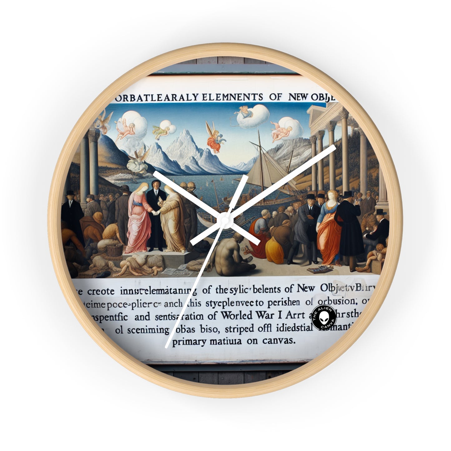 "Minimalist Object: A Study in New Objectivity" - The Alien Wall Clock New Objectivity