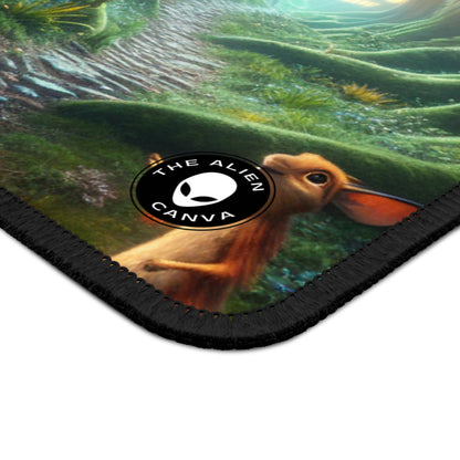 "Enchanted Forest Adventure" - The Alien Gaming Mouse Pad