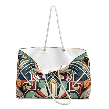 "Glamorous Art Deco Elegance: A Sparkling Evening" - The Alien Weekender Bag Art Deco