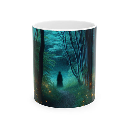 "Vigilia Encantada" - Taza de Cerámica Extraterrestre 11oz