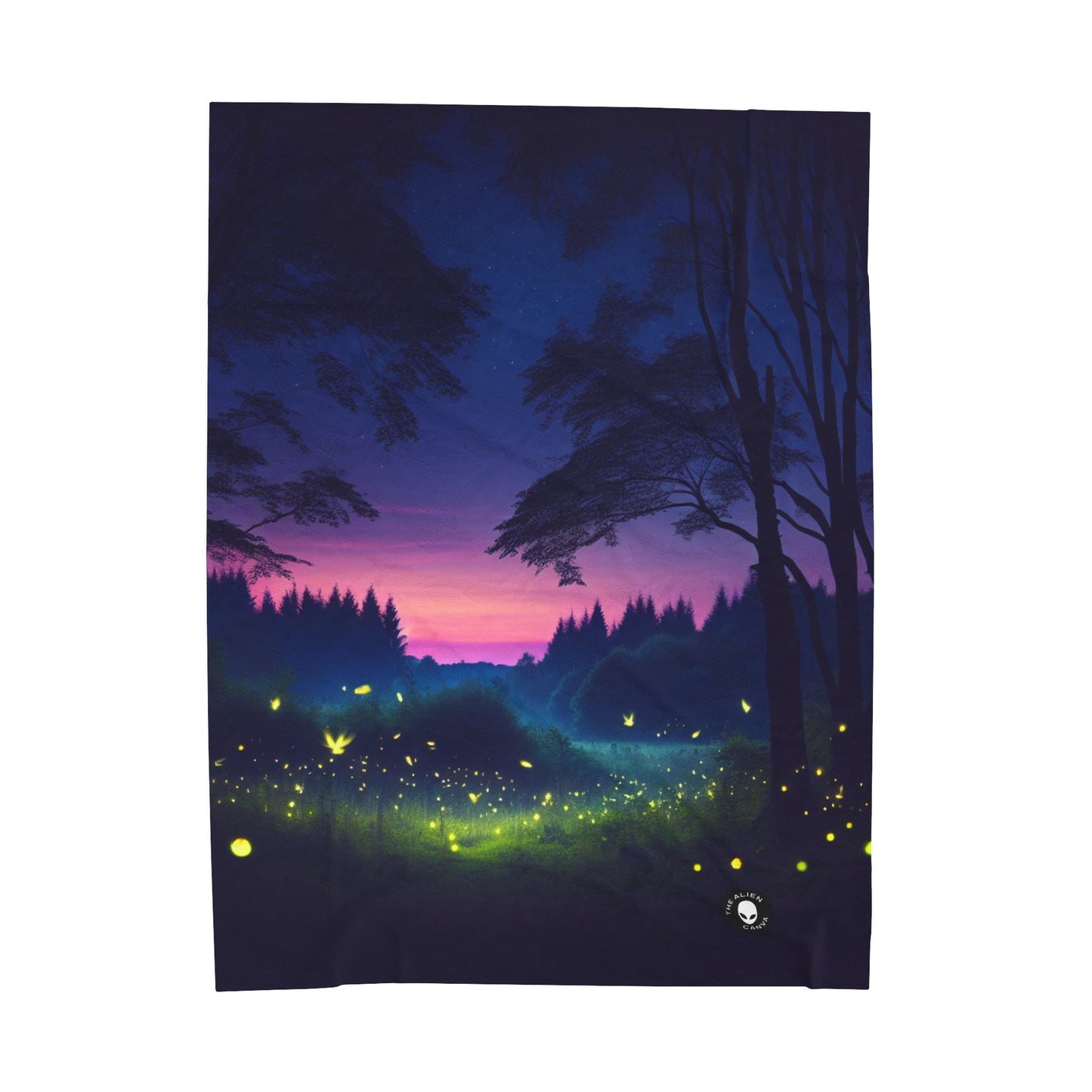 "Twilight Serenity: Firefly Dance" - The Alien Velveteen Plush Blanket