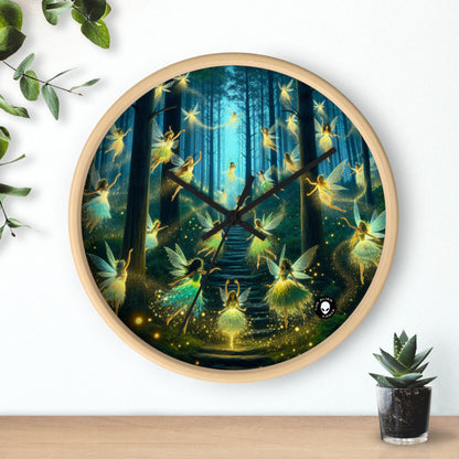 Enchanted Night: Firefly Dance - The Alien Wall Clock