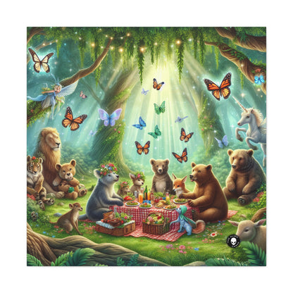 "Enchanted Forest Picnic" - The Alien Canva