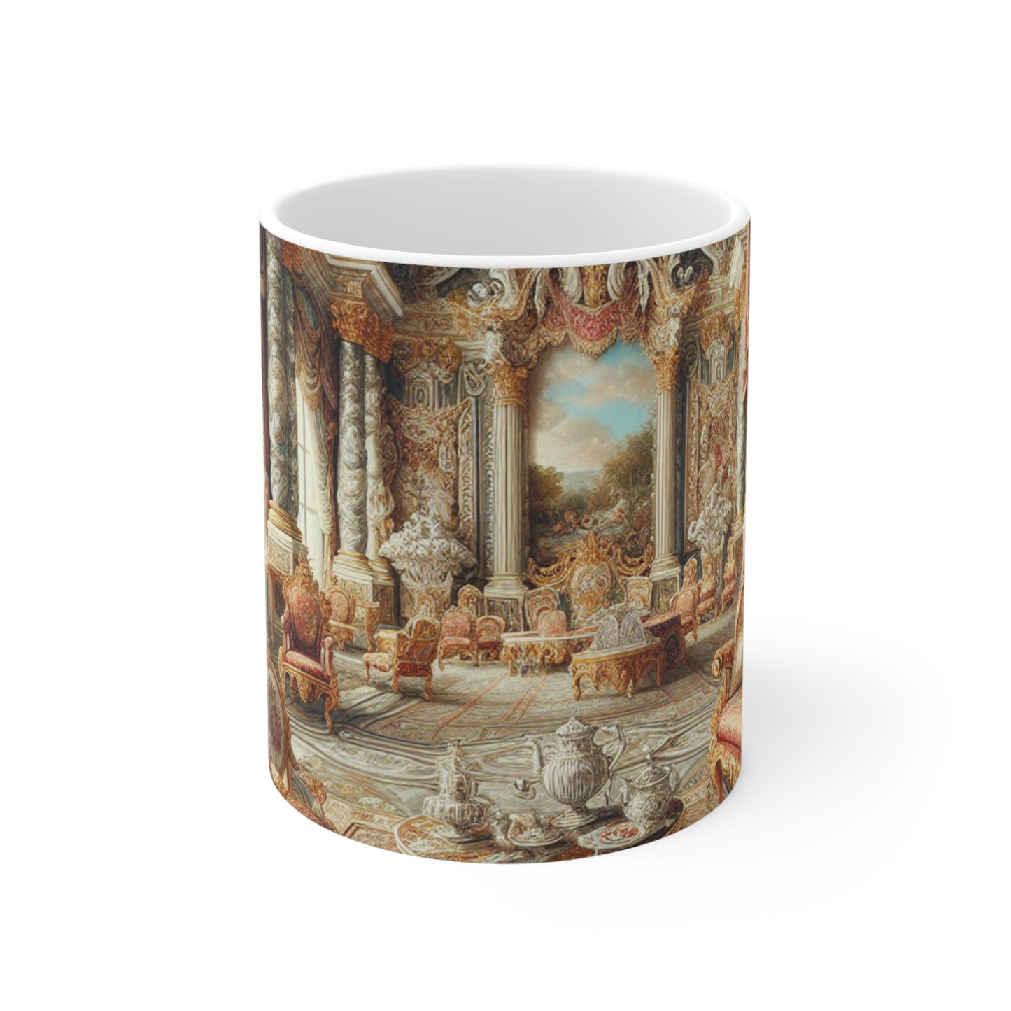 "Enchanted Court Symphony" - La tasse en céramique Alien 11oz style baroque