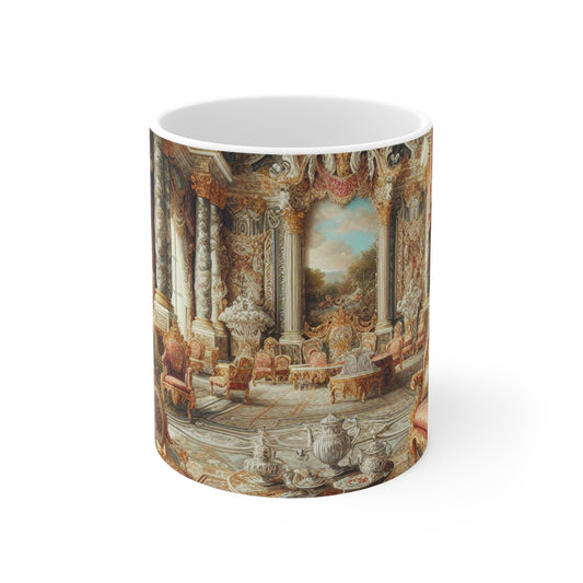 "Enchanted Court Symphony" - The Alien Ceramic Mug 11oz Baroque Style