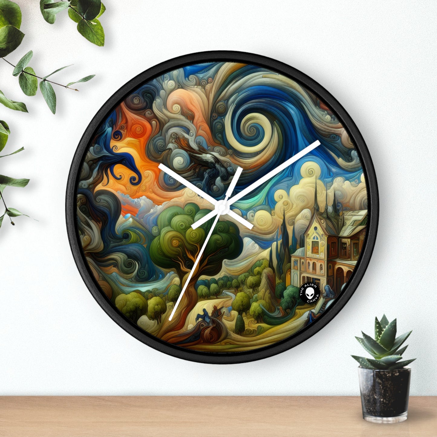 "Fusión de estética: exploración de estilos artísticos en armonía" - The Alien Wall Clock Stules