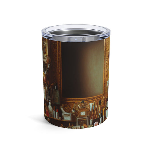 "La vanidad del lujo: una Vanitas modernizada" - The Alien Tumbler 10oz Vanitas Painting