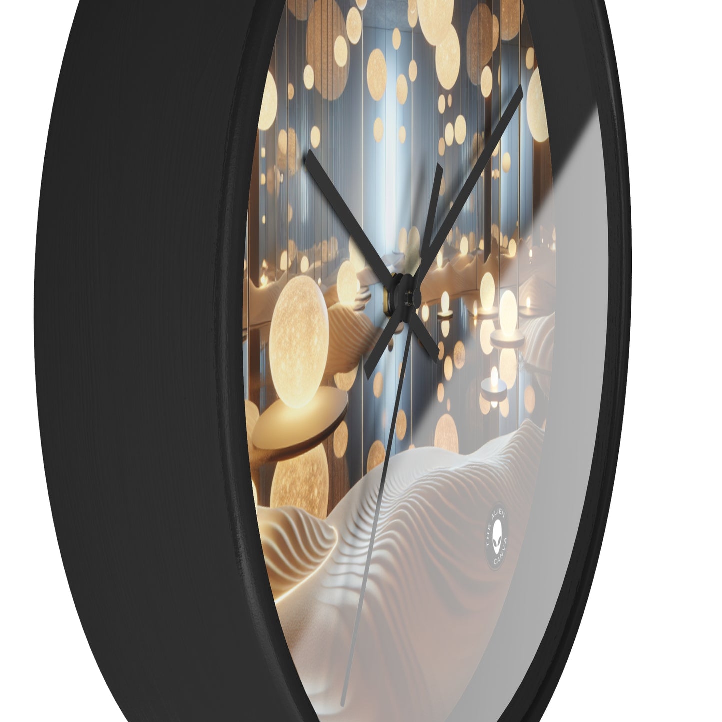 "Temporal Reflections: An Interactive Art Installation on Time and Memory" - The Alien Wall Clock Installation Art