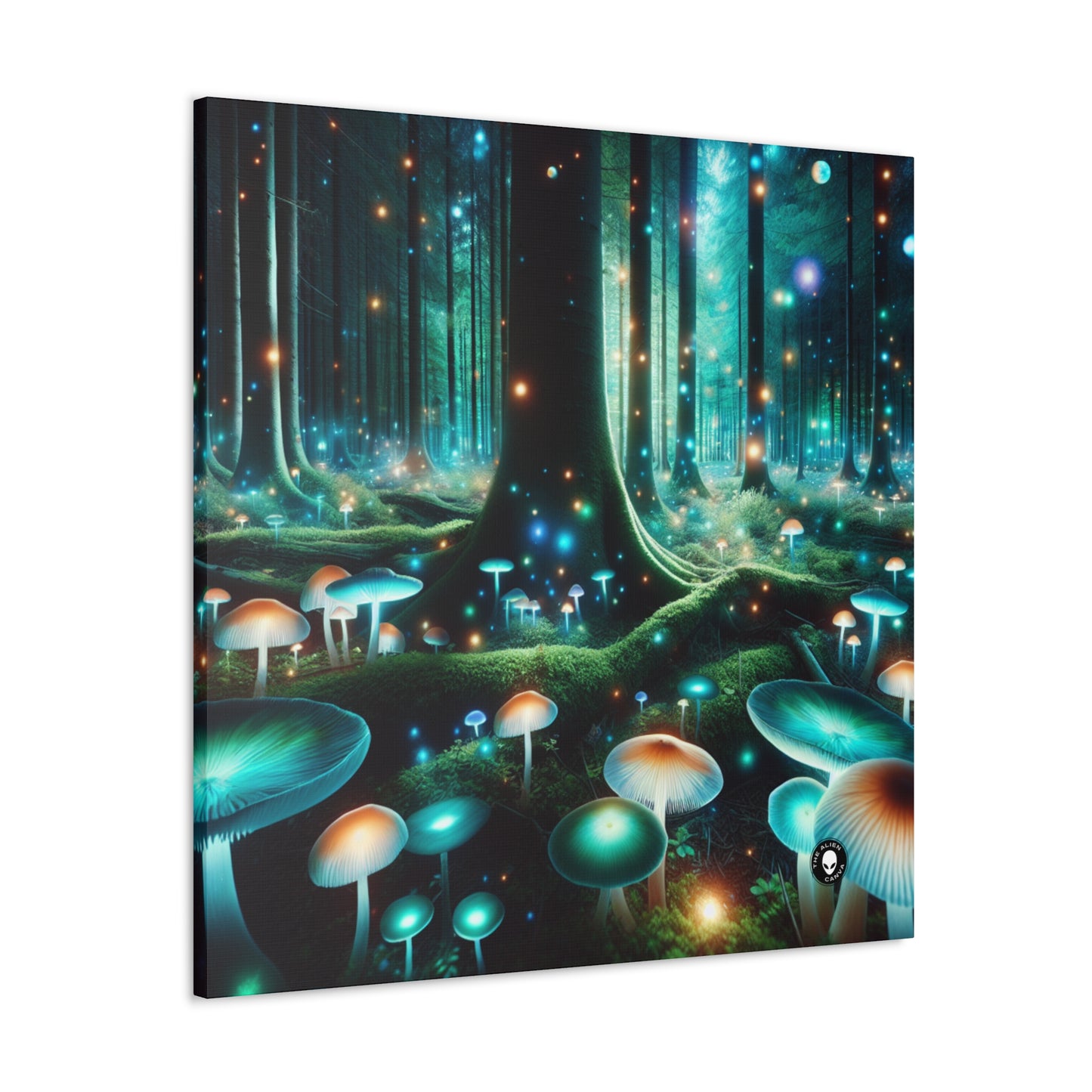 "Enchanted Night in the Fungus Forest" - The Alien Canva