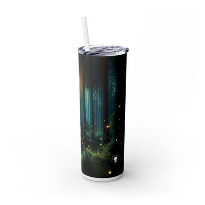 "Enchanted Night" - The Alien Maars® Skinny Tumbler with Straw 20oz