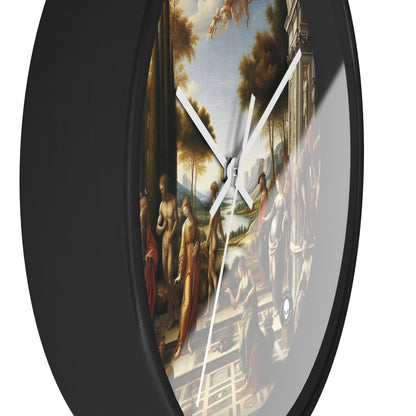 "A City Renaissance: Blending Classical Elegance with Modern Urban Energy" - The Alien Wall Clock Renaissance Art