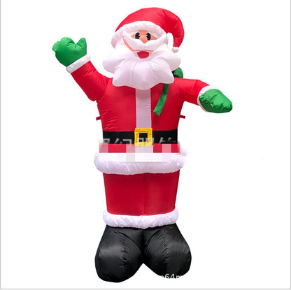 Giant Arch Santa Claus Snowman Inflatable Garden Yard Archway Christmas Ornaments Xmas New Year Festival Party Props Decor