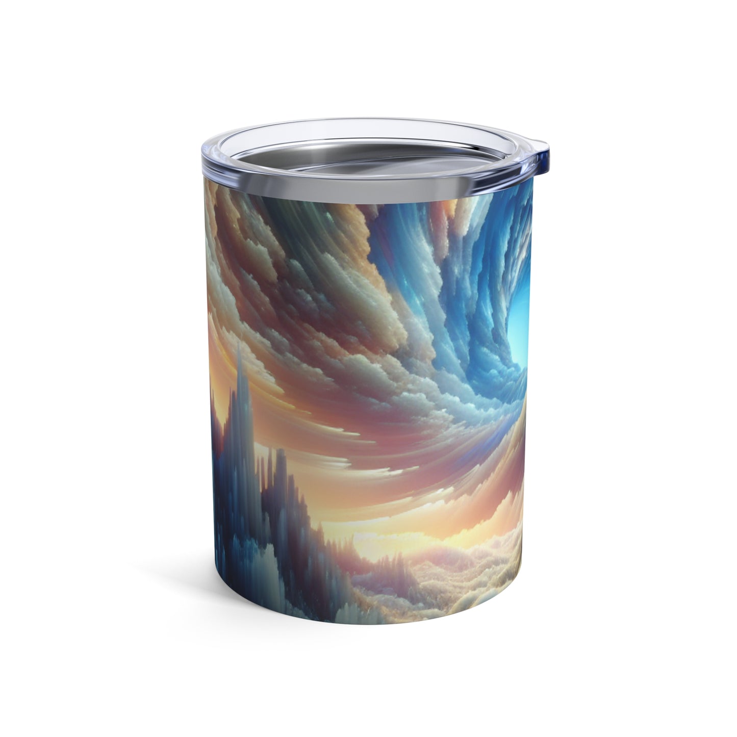 Crystal Peaks and Colorful Skies - The Alien Tumbler 10oz