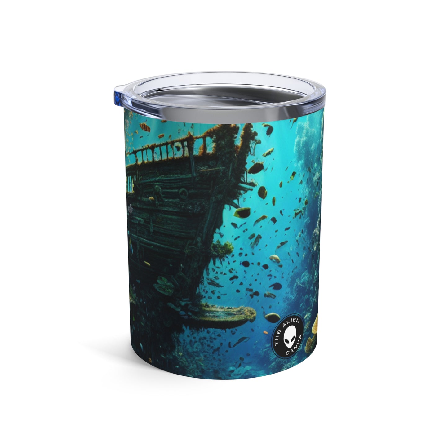 "Whimsical Underwater World" - The Alien Tumbler 10oz