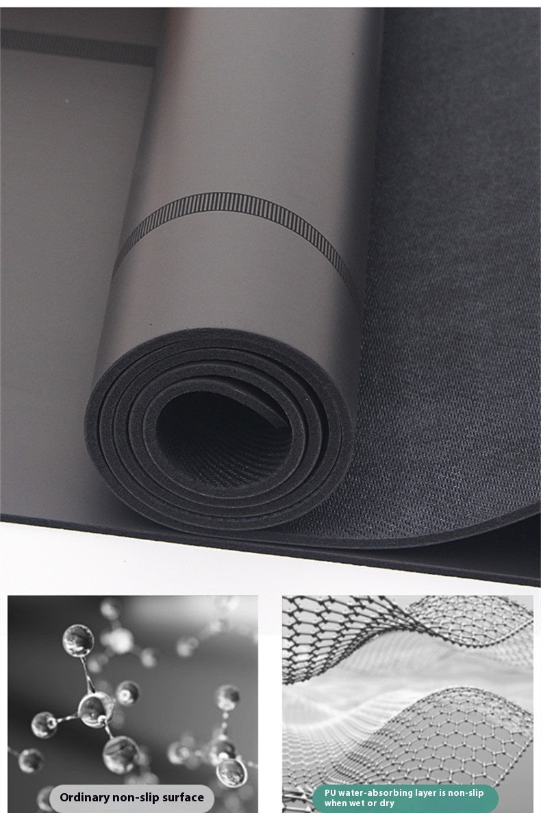 Natural Rubber Yoga Mat Widened Non-slip