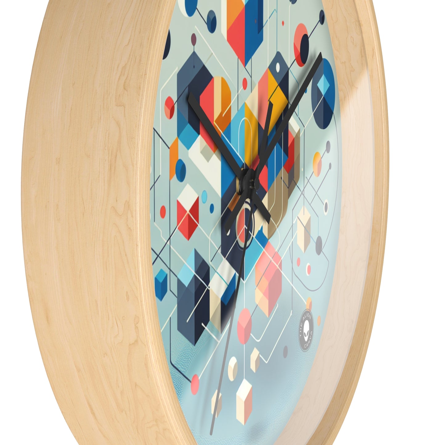 "Collaborative Utopia: A Mural of Hope and Harmony" - The Alien Wall Clock Relational Art