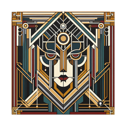 "Glamour & Decadence: A 1920s Art Deco Cocktail Soiree" - The Alien Canva Art Deco