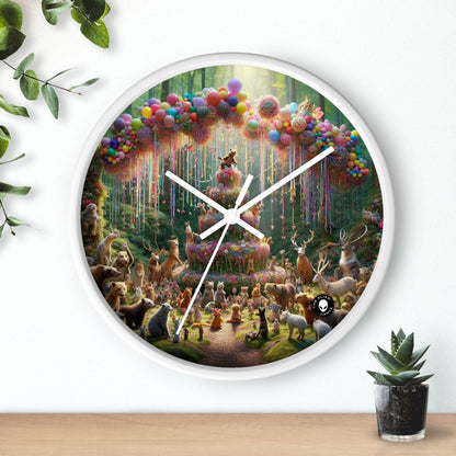 "Forest Fiesta" - The Alien Wall Clock