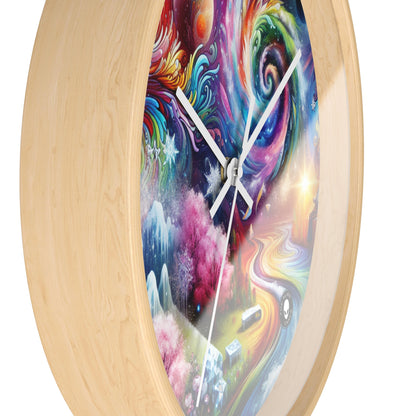 "Chronicles of Change: A Timeless Tapestry" - The Alien Wall Clock