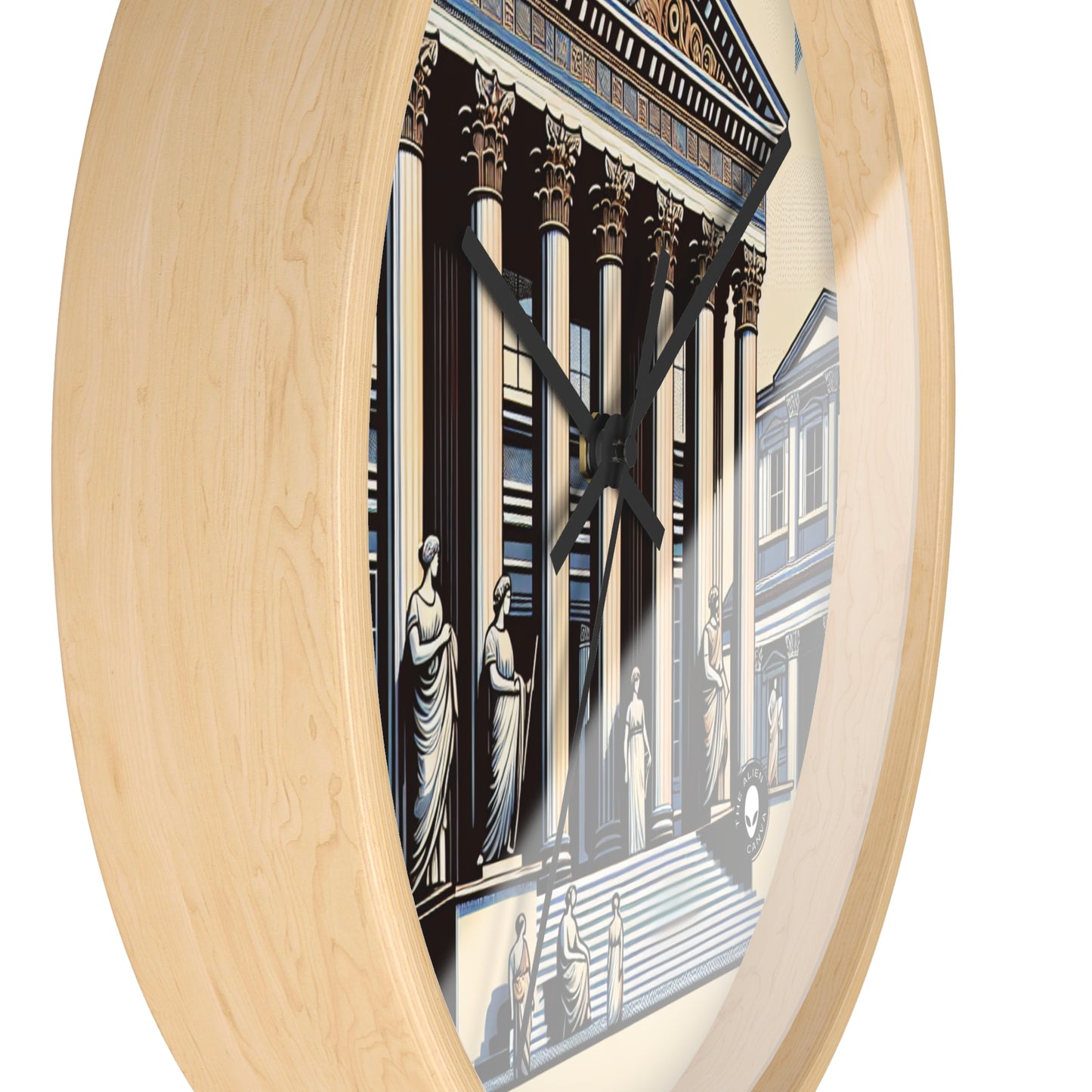 "Neoclassical Urban Elegance" - The Alien Wall Clock Neoclassicism