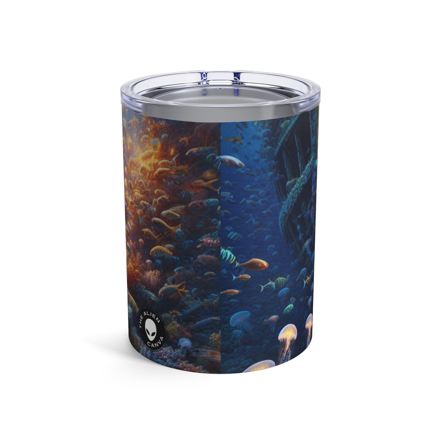 "Enigmatic Underwater World" - The Alien Tumbler 10oz