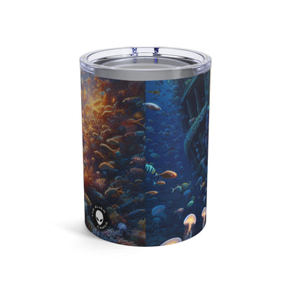 "Enigmatic Underwater World" - The Alien Tumbler 10oz