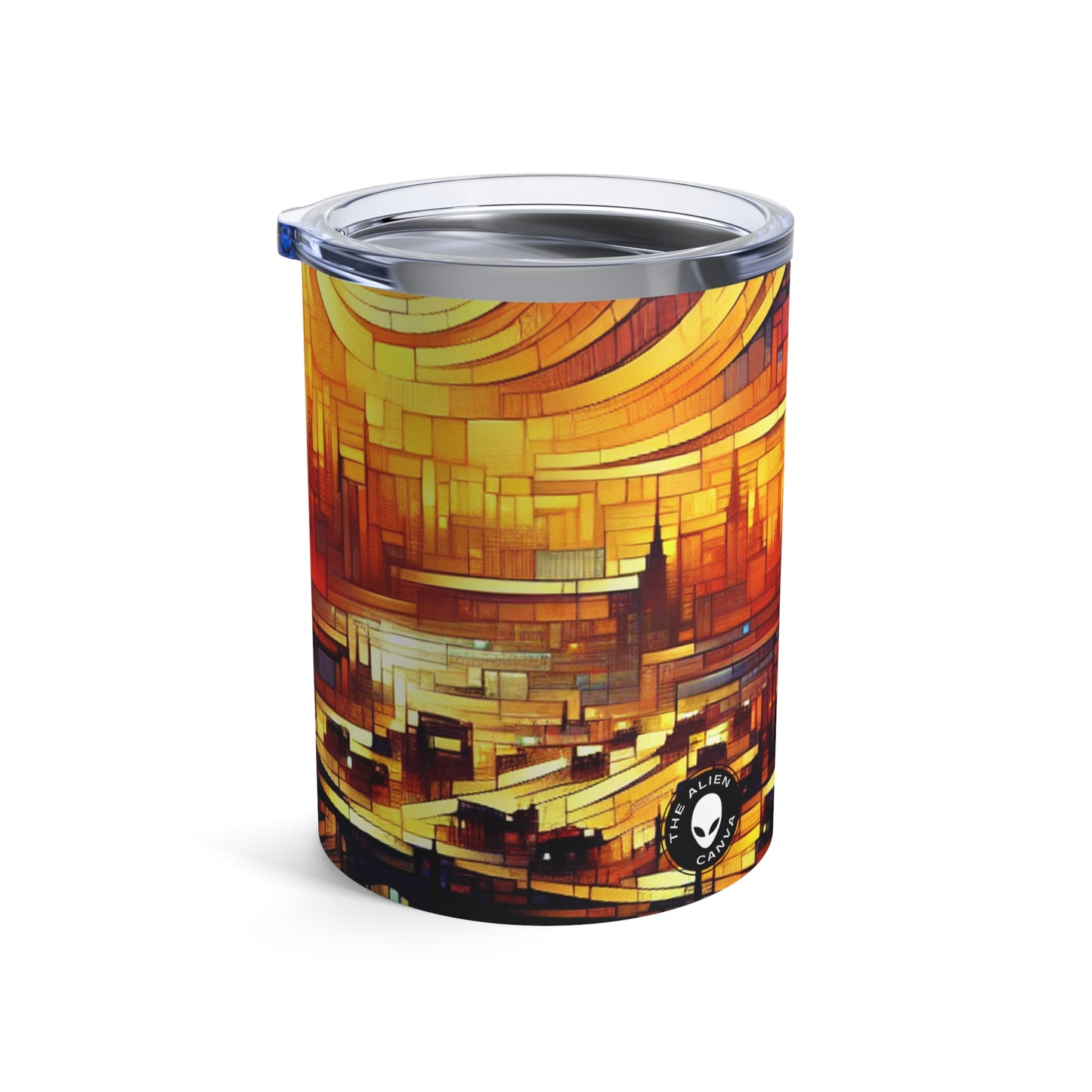 "Un mundo más allá: un paisaje de juego de fantasía épico" - The Alien Tumbler 10oz Video Game Art