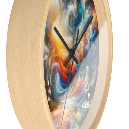 "Mystical Forest: A Whimsical Wonderland" - The Alien Wall Clock Digital Painting