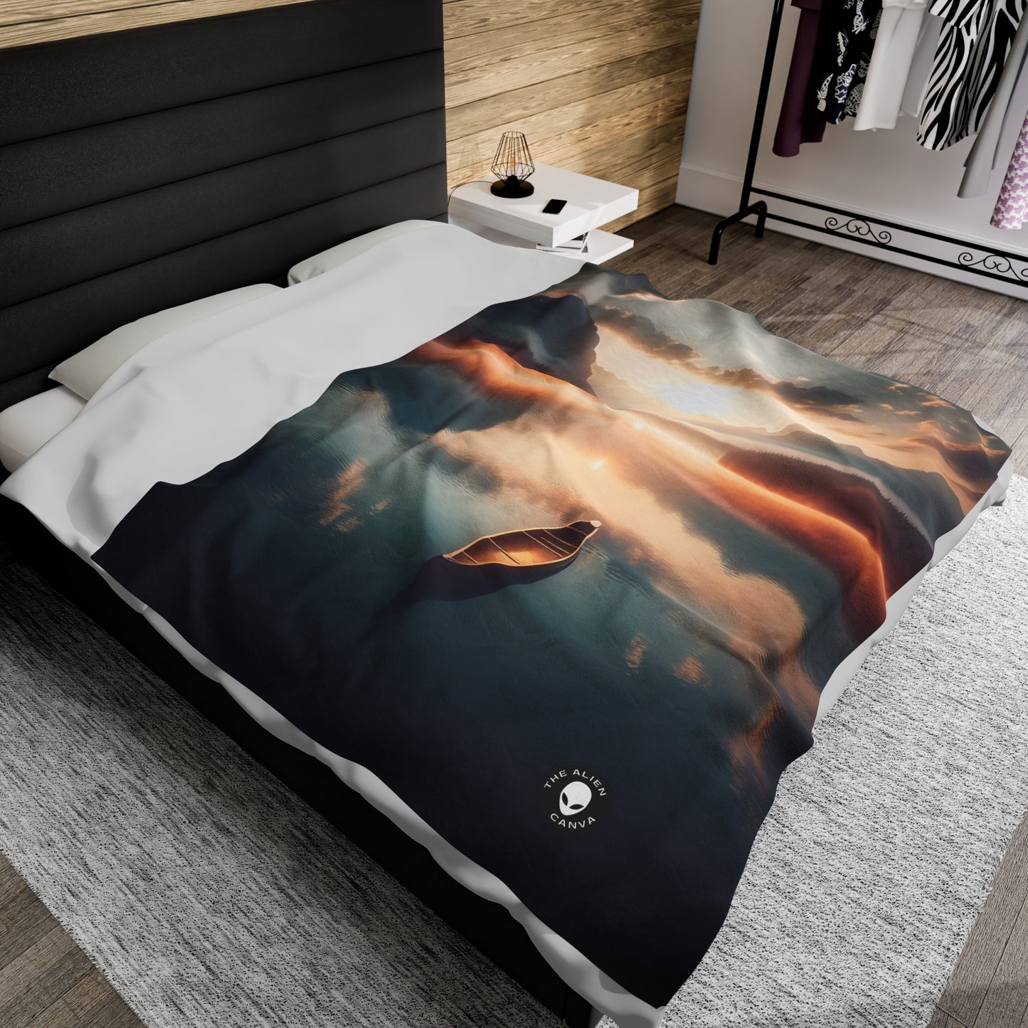 "Tranquil Morning" - The Alien Velveteen Plush Blanket