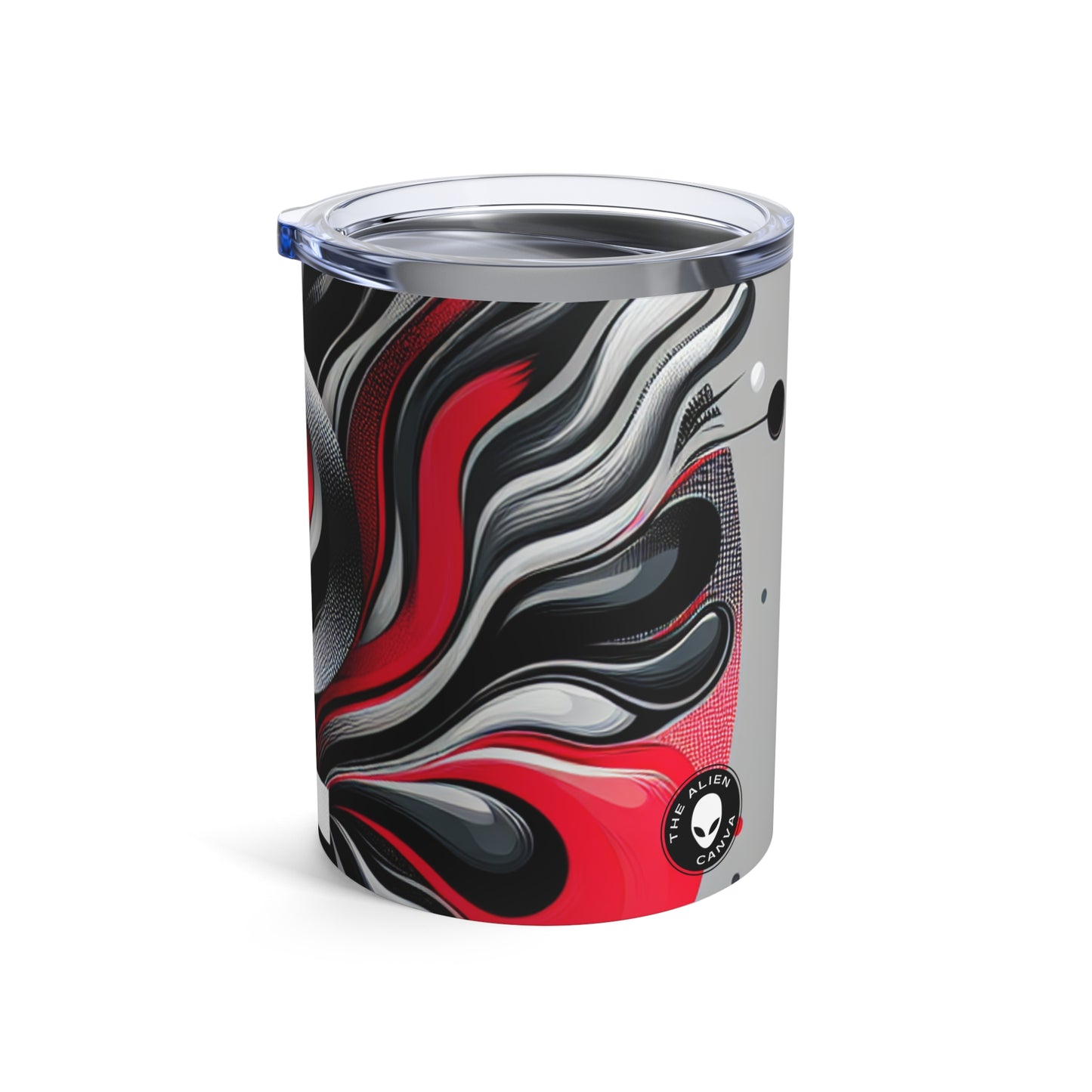 "Borders Broken: Un voyage provocateur dans l'art transgressif" - The Alien Tumbler 10oz Transgressive Art