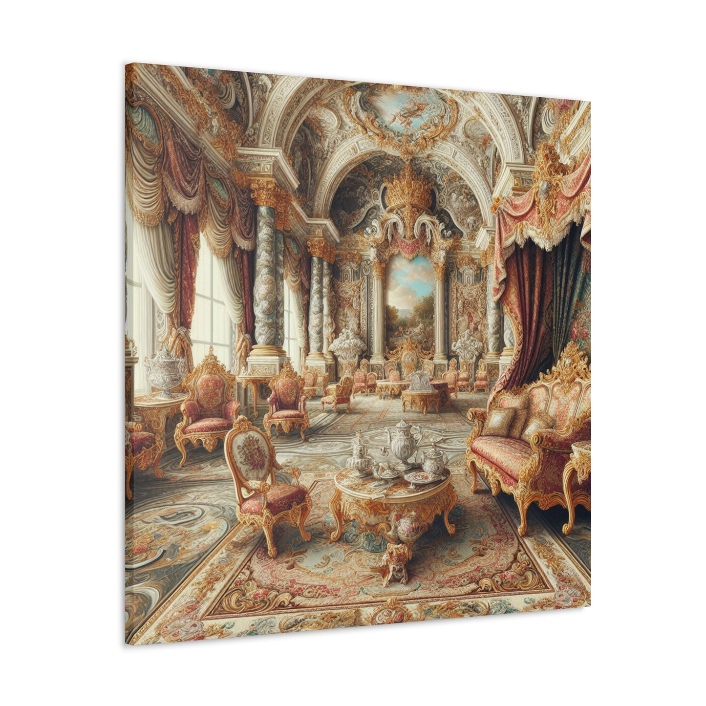 "Symphonie de la cour enchantée" - Le style baroque Alien Canva