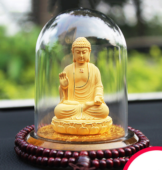 Buddha statue car decoration