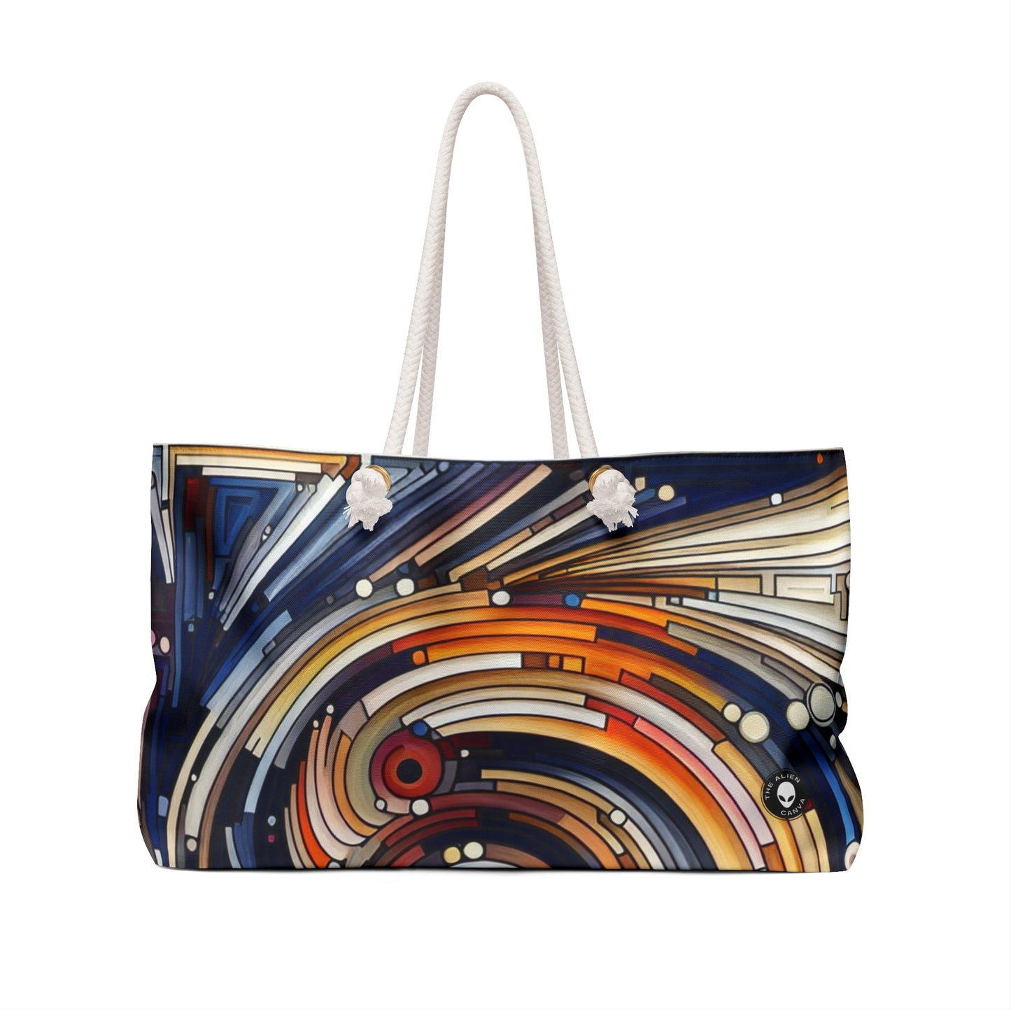 "Fluid Motion: A Kinetic Art Tribute to Oceanic Harmony" - The Alien Weekender Bag Kinetic Art