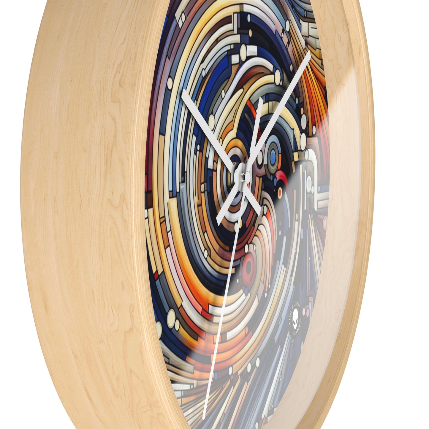 "Fluid Motion: A Kinetic Art Tribute to Oceanic Harmony" - The Alien Wall Clock Kinetic Art