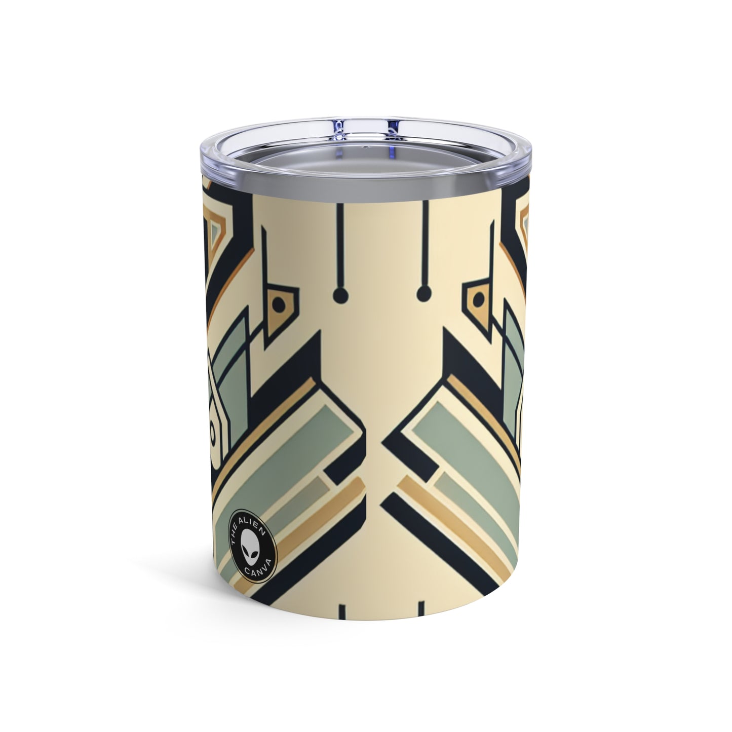 "Noches glamorosas: un paisaje urbano Art Déco" - The Alien Tumbler 10oz Art Deco