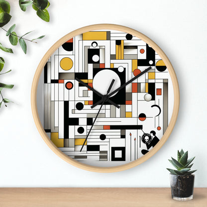 "Equilibrio en abstracto: suprematismo geométrico" - El suprematismo del reloj de pared alienígena