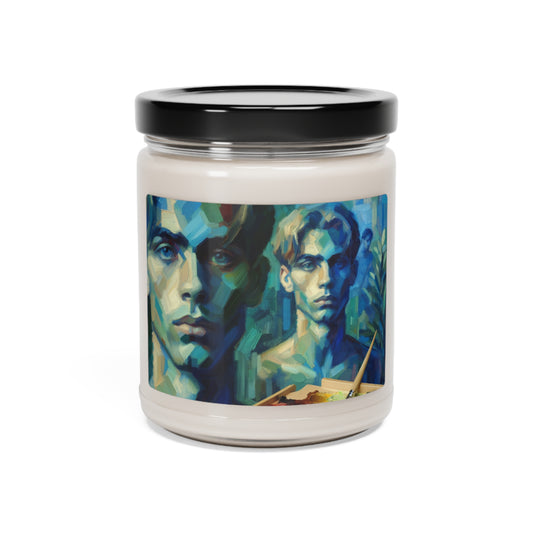 "Soothing Gaze" - The Alien Scented Soy Candle 9oz Expressionism Style