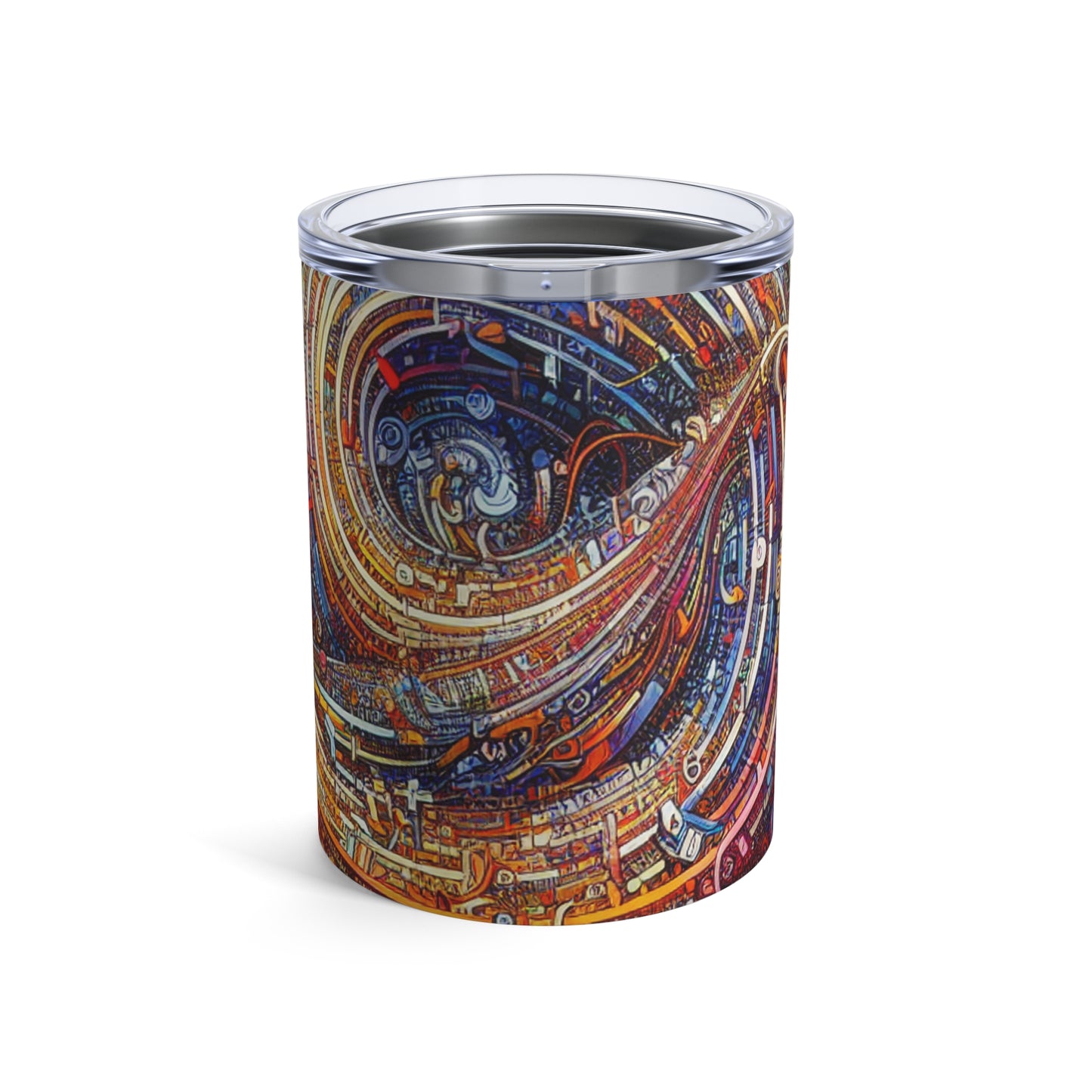 'Cyber Journeys' - The Alien Tumbler 10oz Digital Art