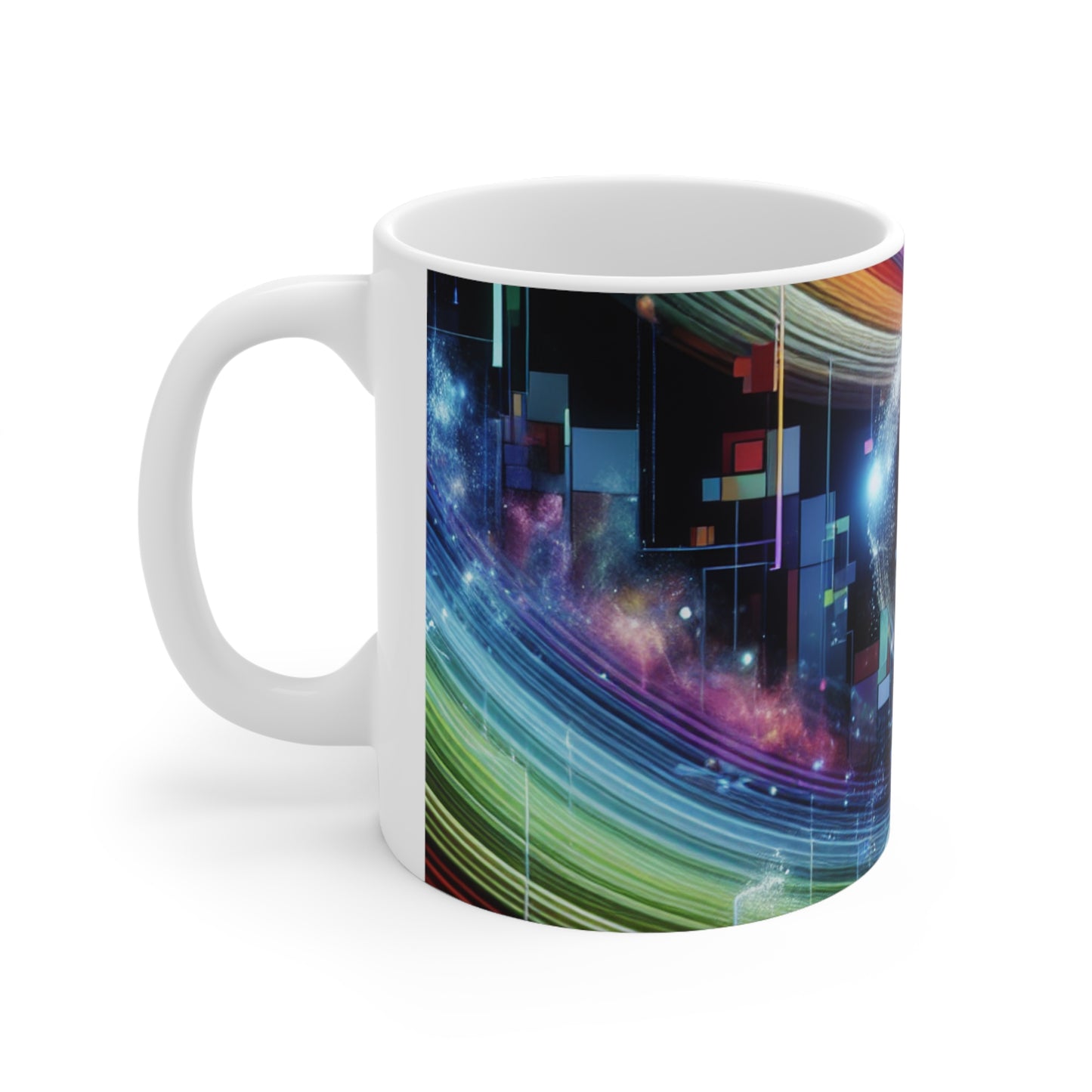 "Fluid Harmony: A Mesmerizing Video Symphony" - The Alien Ceramic Mug 11oz Video Art