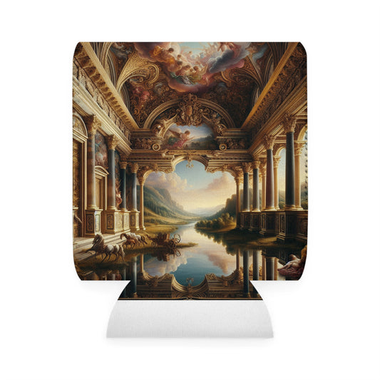 "Une odyssée néo-Renaissance : un panorama moderne" - The Alien Can Cooler Sleeve Renaissance Art