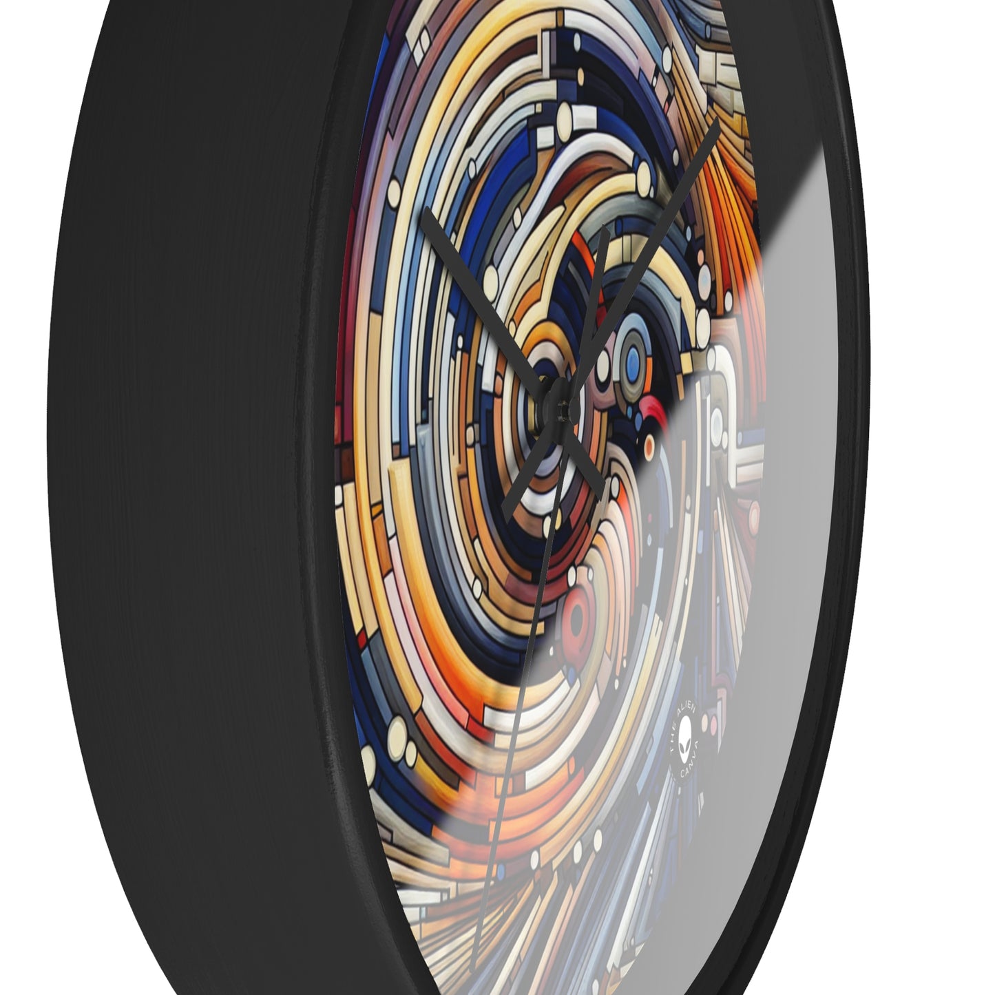 "Fluid Motion: A Kinetic Art Tribute to Oceanic Harmony" - The Alien Wall Clock Kinetic Art