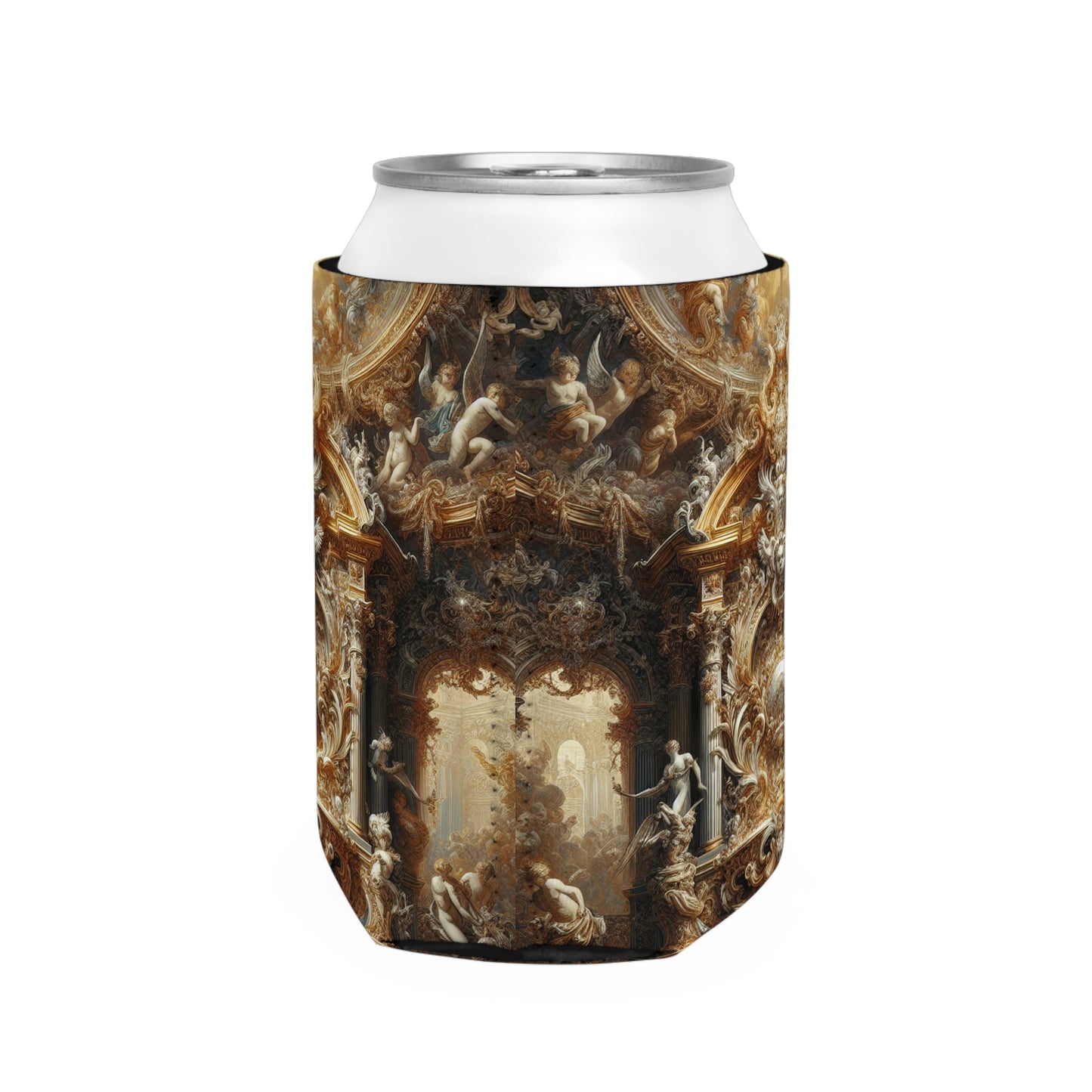 "Banquet baroque : un festin d'opulence" - The Alien Can Cooler Sleeve Baroque