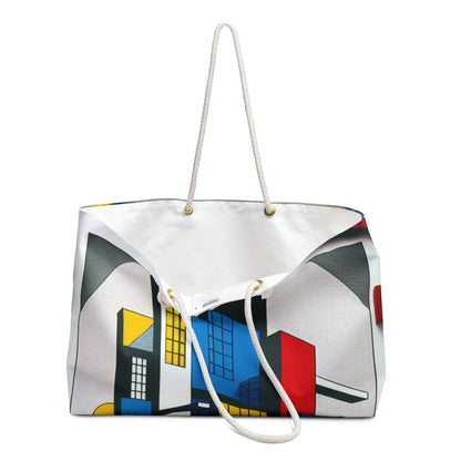 "Techno-Triangles: A Constructivist Exploration of Modern Innovation" - The Alien Weekender Bag Constructivism